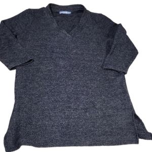 V Neck tunic jersey  lg 3/4 sleeves